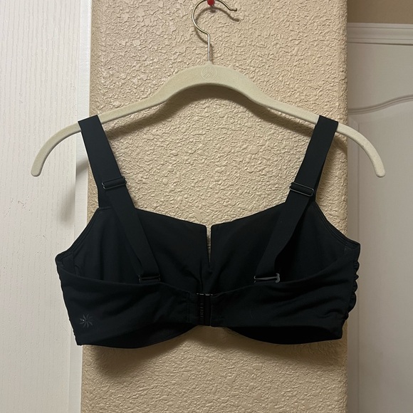 Athleta Square Neck V Bra Cup Swim Bikini Top  34D 34DD 34D/DD Black - Picture 10 of 14